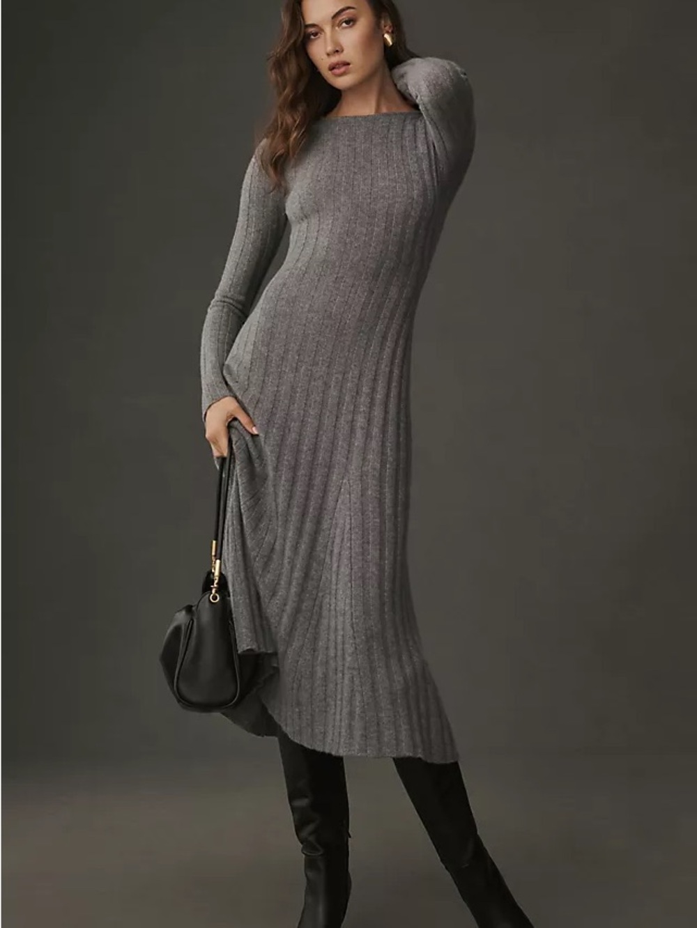 Reformation Evan Cashmere Sweater Dress Size M NWT